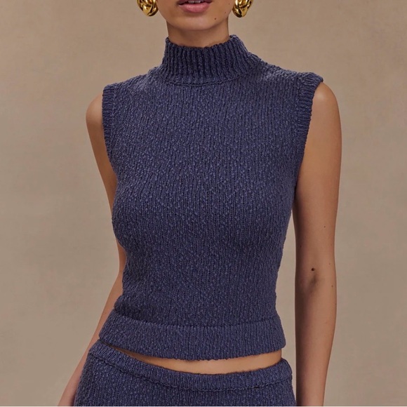 Meshki Sweaters - Meshki Azalea Sleeveless Knit Top